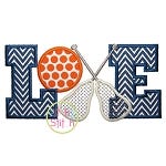 Lacrosse Love Applique | Machine Embroidery Designs by JuJu