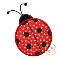 Ladybug Applique | Machine Embroidery Designs by JuJu