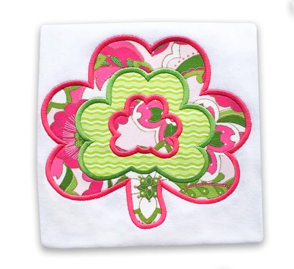 Tri-Shamrock | Machine Embroidery Designs by JuJu