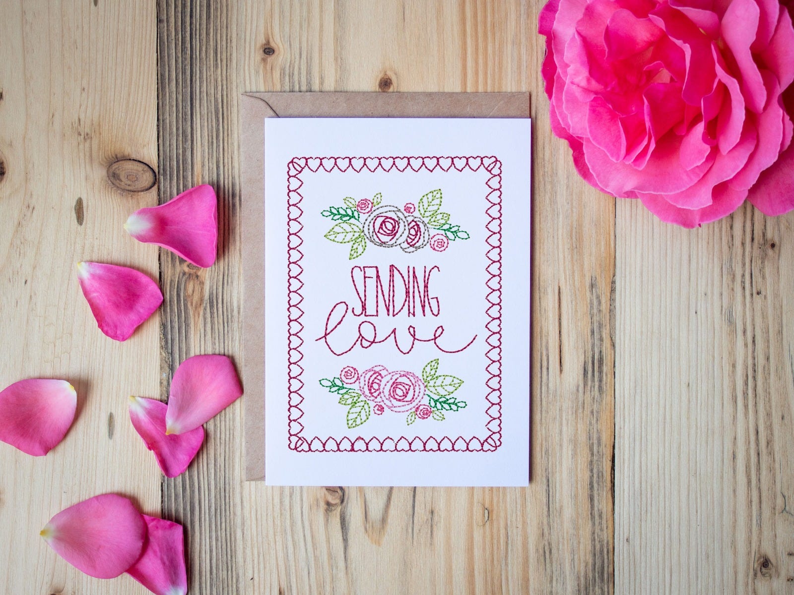 Best Wishes Greeting Cards 2 | Machine Embroidery Designs by JuJu