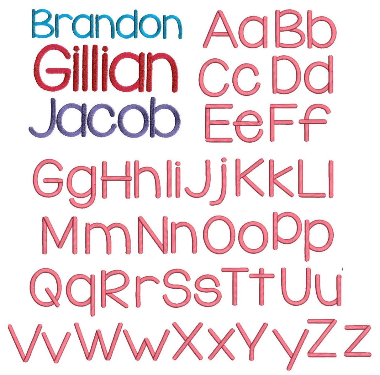 Lego House Embroidery Font Machine Embroidery Designs by JuJu