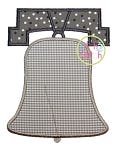 Liberty Bell Applique | Machine Embroidery Designs by JuJu
