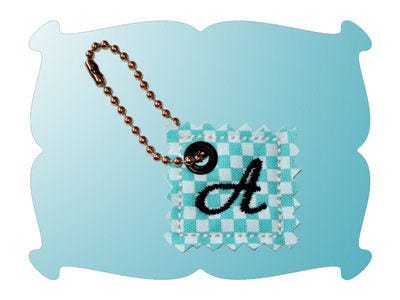 Lil Monogrammed Tags