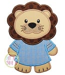 Lion Jersey Applique | Machine Embroidery Designs by JuJu