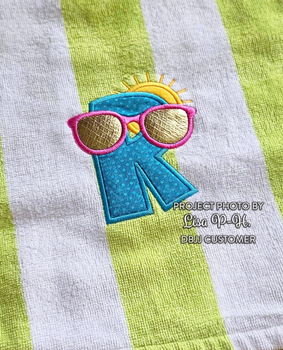 Chunky Summer Alphabet