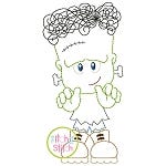 Little Frankie Bean Embroidery | Machine Embroidery Designs by JuJu
