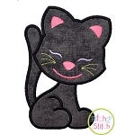 Little Kitty Applique | Machine Embroidery Designs by JuJu