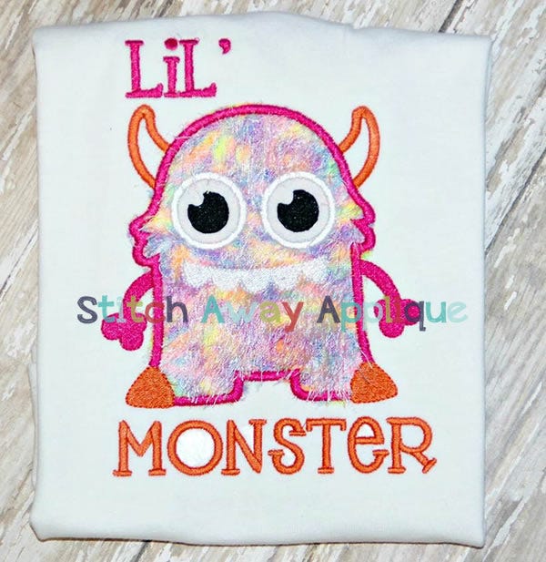 Little Monster | Machine Embroidery Designs by JuJu