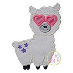 Llama Glasses Applique | Machine Embroidery Designs by JuJu
