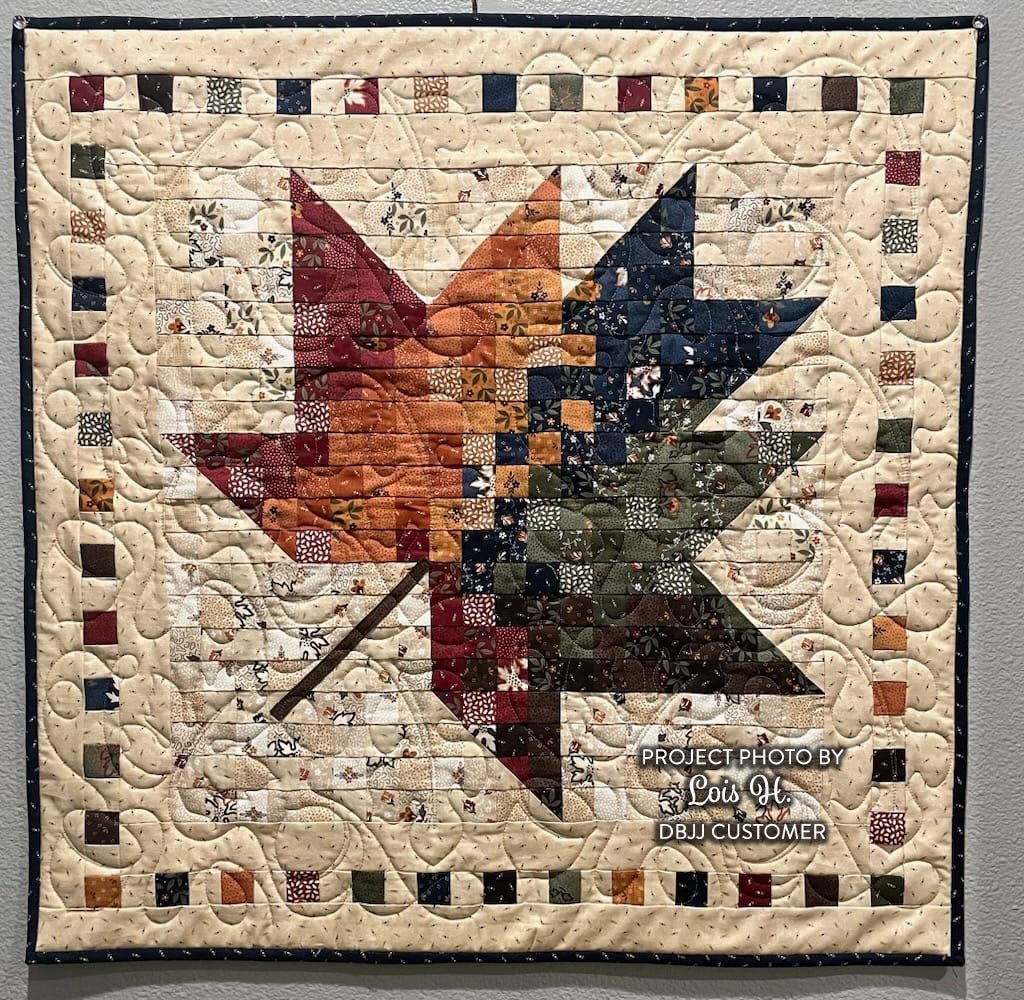 Autumn Leaves 1 End-to-End Quilting Embroidery Design