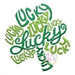 Lucky Clover Embroidery | Machine Embroidery Designs by JuJu
