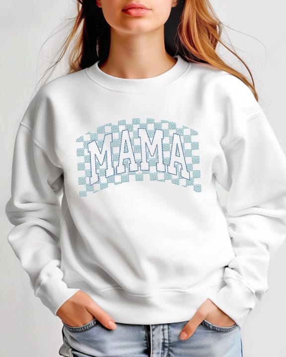 Checkered Mama | Machine Embroidery Designs by JuJu
                            