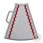 Megaphone Applique | Machine Embroidery Designs by JuJu