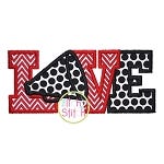 Megaphone Love 2 Applique | Machine Embroidery Designs by JuJu