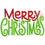 Merry Christmas Embroidery | Machine Embroidery Designs by JuJu