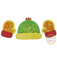 Mittens Hat Trio Applique | Machine Embroidery Designs by JuJu