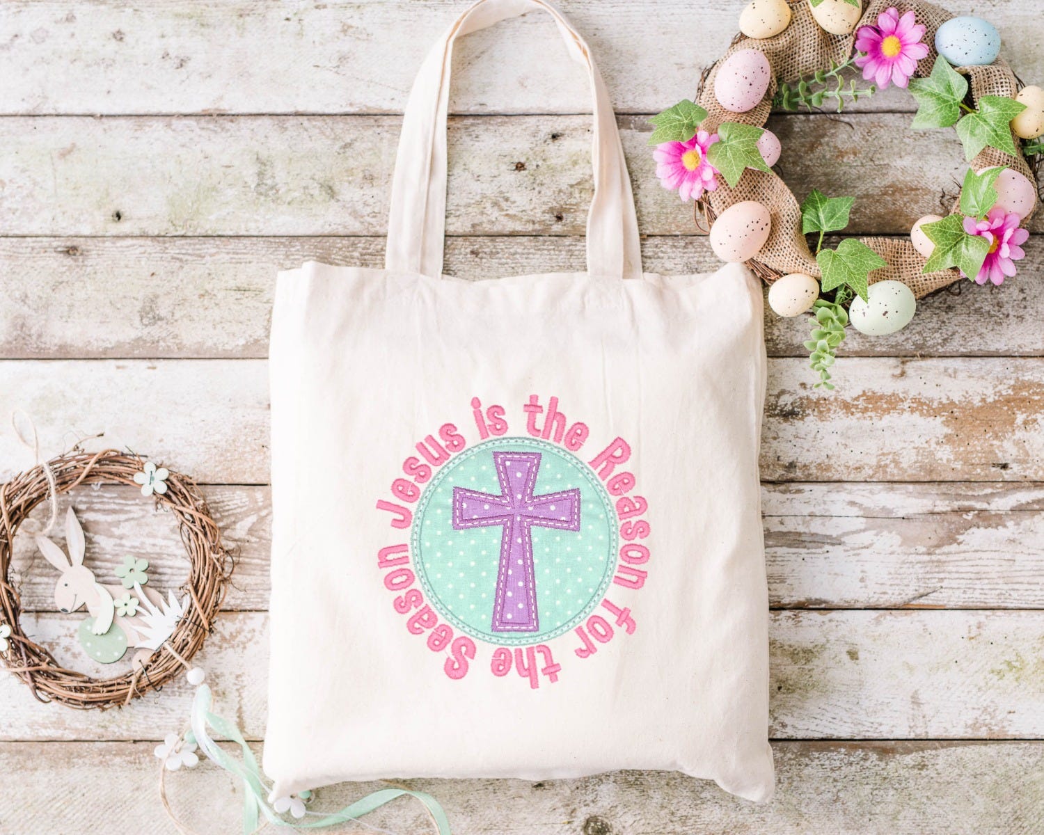 Jesus Is The Reason | Machine Embroidery Designs by JuJu