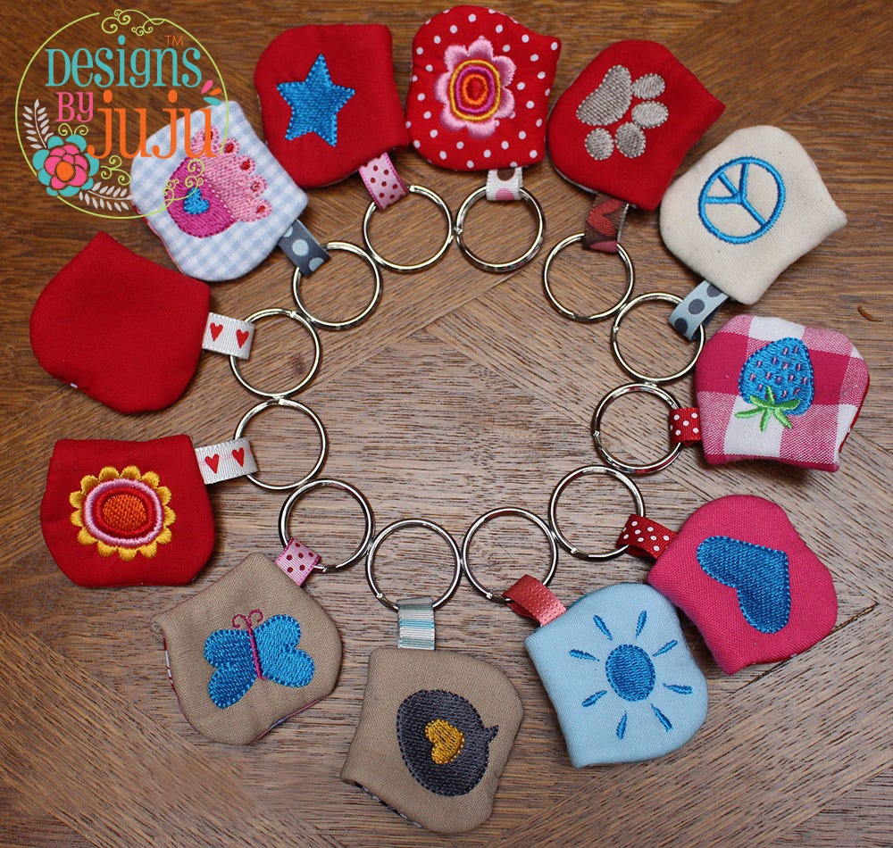 Chip Bags | Machine Embroidery Designs by JuJu