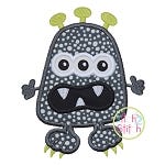 Monster 1 Applique | Machine Embroidery Designs by JuJu