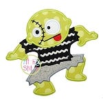 Monster Mash Zombie Applique | Machine Embroidery Designs by JuJu