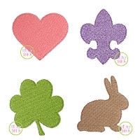 Monthly Mini Fill Embroidery Set 1 | Machine Embroidery Designs by JuJu