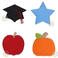 Monthly Mini Fill Embroidery Set 3 | Machine Embroidery Designs by JuJu