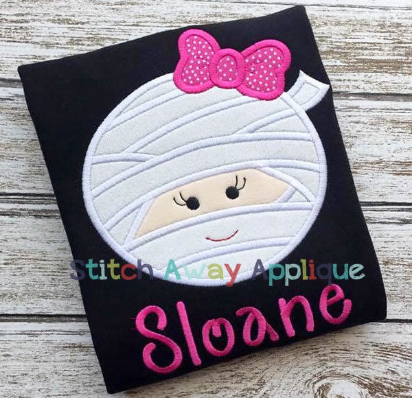 Girly Mummy | Machine Embroidery Designs by JuJu