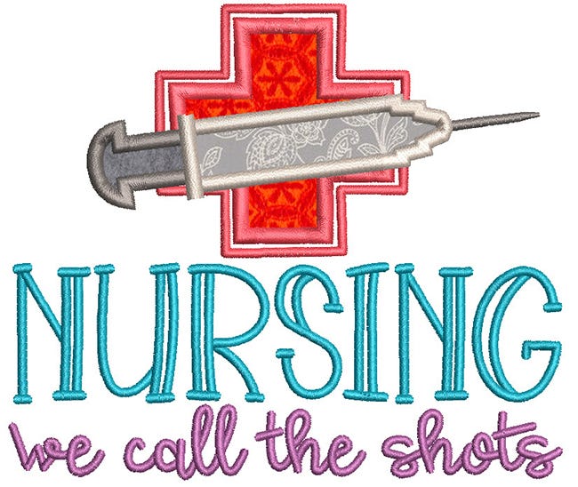 Nurse Sayings Machine Embroidery Designs By JuJu