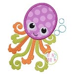 Octopus 2 Applique | Machine Embroidery Designs by JuJu