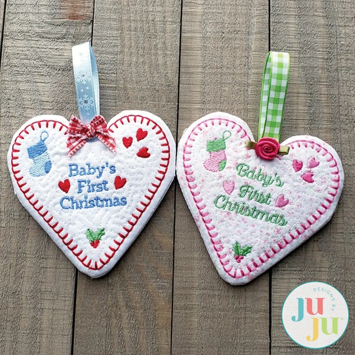 Christmas Ornaments In The Hoop Bundle