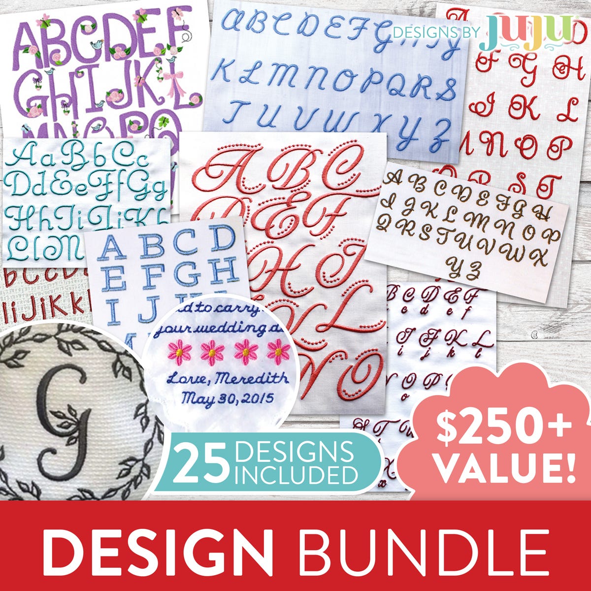 Oma's Font and Monogram Favorites Bundle