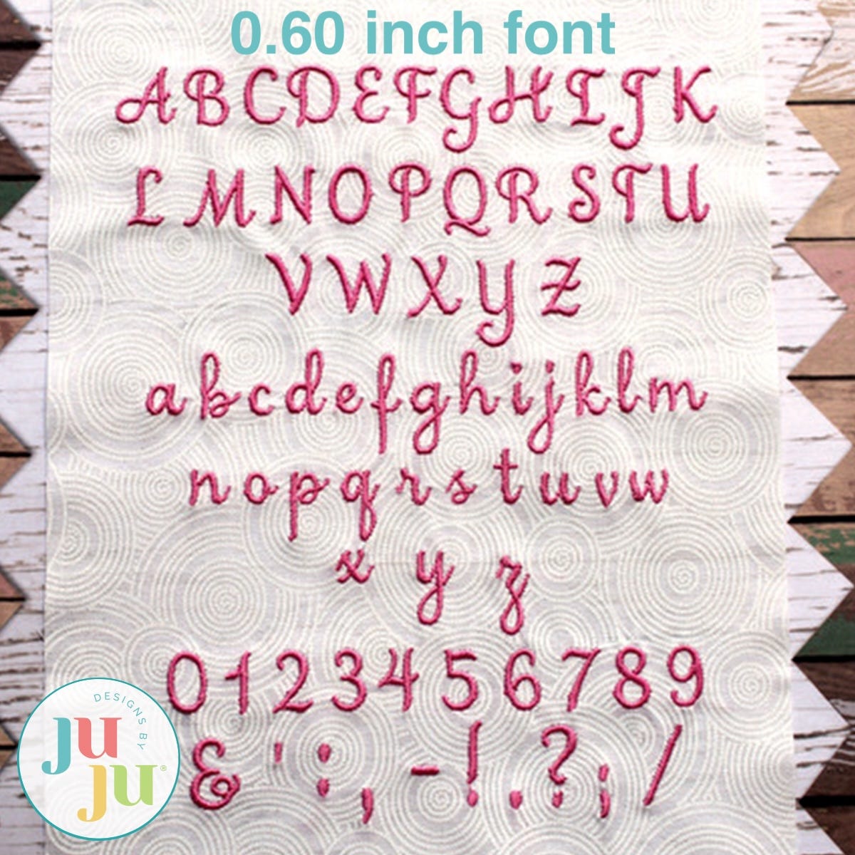 Samantha Embroidery Font and Monogram by Oma's Place