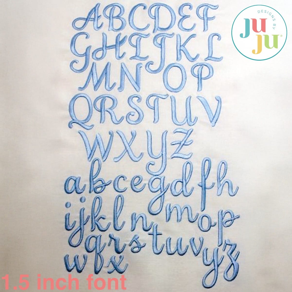 Samantha Embroidery Font and Monogram by Oma's Place