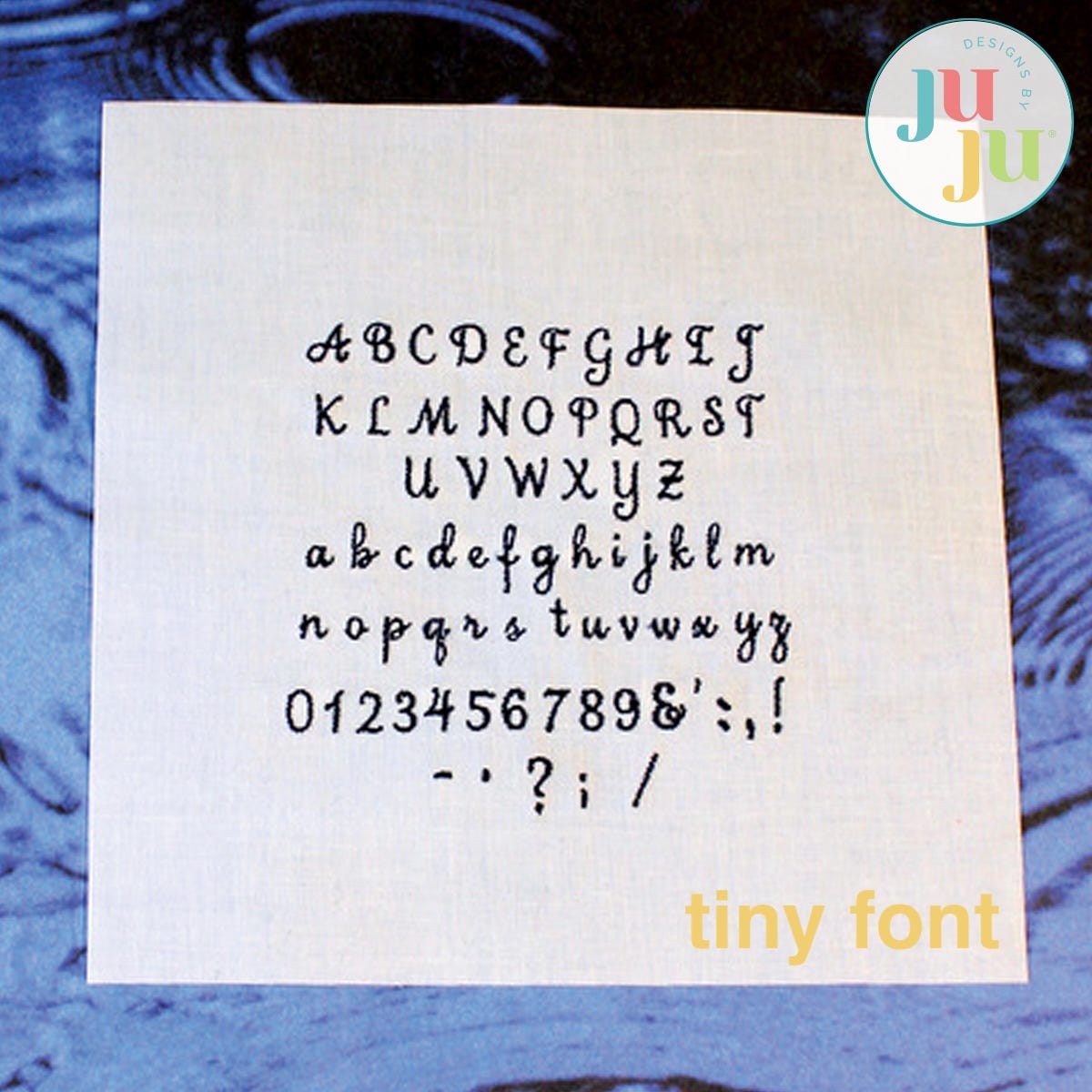 Samantha Embroidery Font and Monogram by Oma's Place