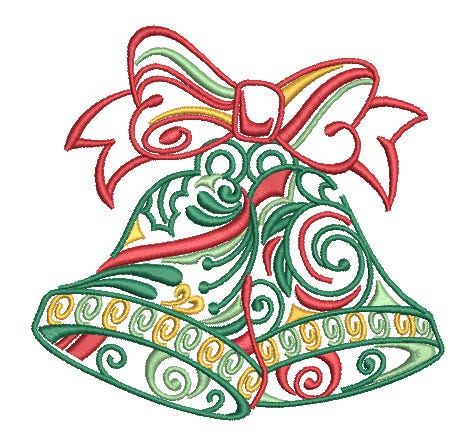 Ornamental Christmas Machine Embroidery Designs by JuJu