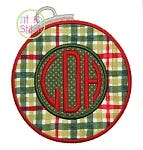 Ornament Monogram Applique | Machine Embroidery Designs by JuJu