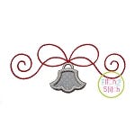 Ornament Topper 1 Applique | Machine Embroidery Designs by JuJu