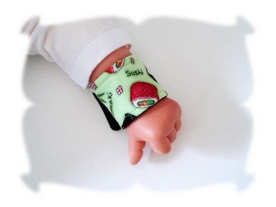 Wrist Cuff Kiddie Kuffs | Machine Embroidery Designs by JuJu