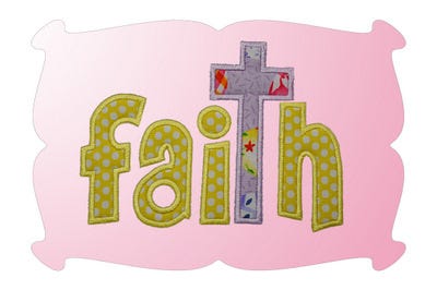 Faith Applique | Machine Embroidery Designs by JuJu