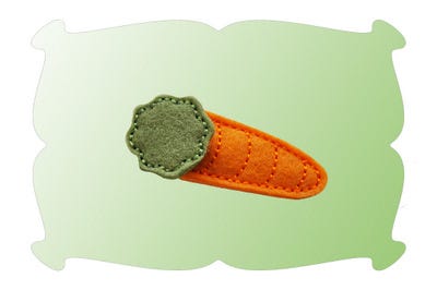 Carrot Snap Clip Cover In The Hoop | Machine Embroidery Designs by JuJu