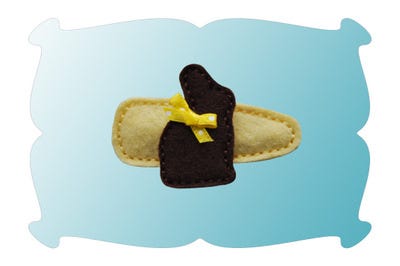 Chocolate Bunny Snap Clip Mini Chocolate In The Hoop | Machine Embroidery Designs by JuJu