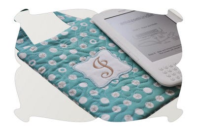 E Reader Case | Machine Embroidery Designs by JuJu