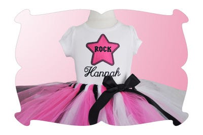 Rock Star Applique | Machine Embroidery Designs by JuJu