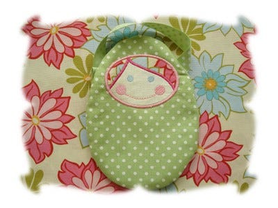 Dolly Pockets Pacifier Keeper/ Cell phone Holder | Machine Embroidery Designs by JuJu