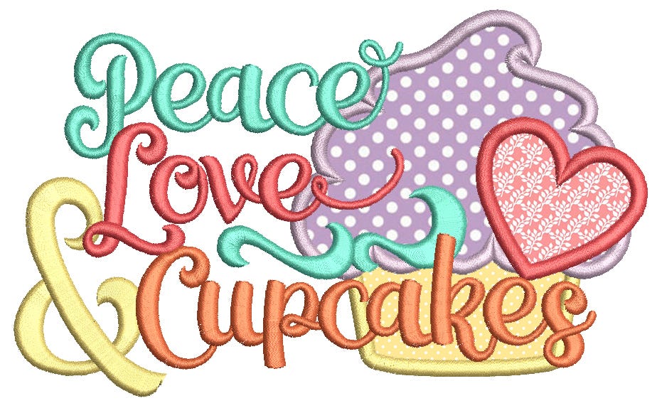 Sweet Kitchen Word Art Machine Embroidery Designs by JuJu