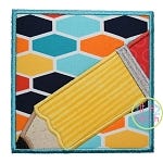 Pencil Box Applique | Machine Embroidery Designs by JuJu