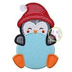 Penguin Peeker Boy Applique | Machine Embroidery Designs by JuJu