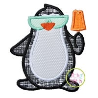 Penguin Popsicle Applique | Machine Embroidery Designs by JuJu