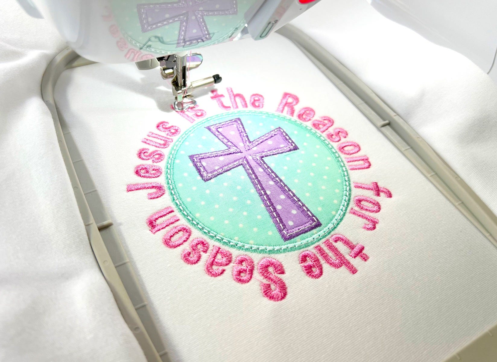Jesus Is The Reason | Machine Embroidery Designs by JuJu
