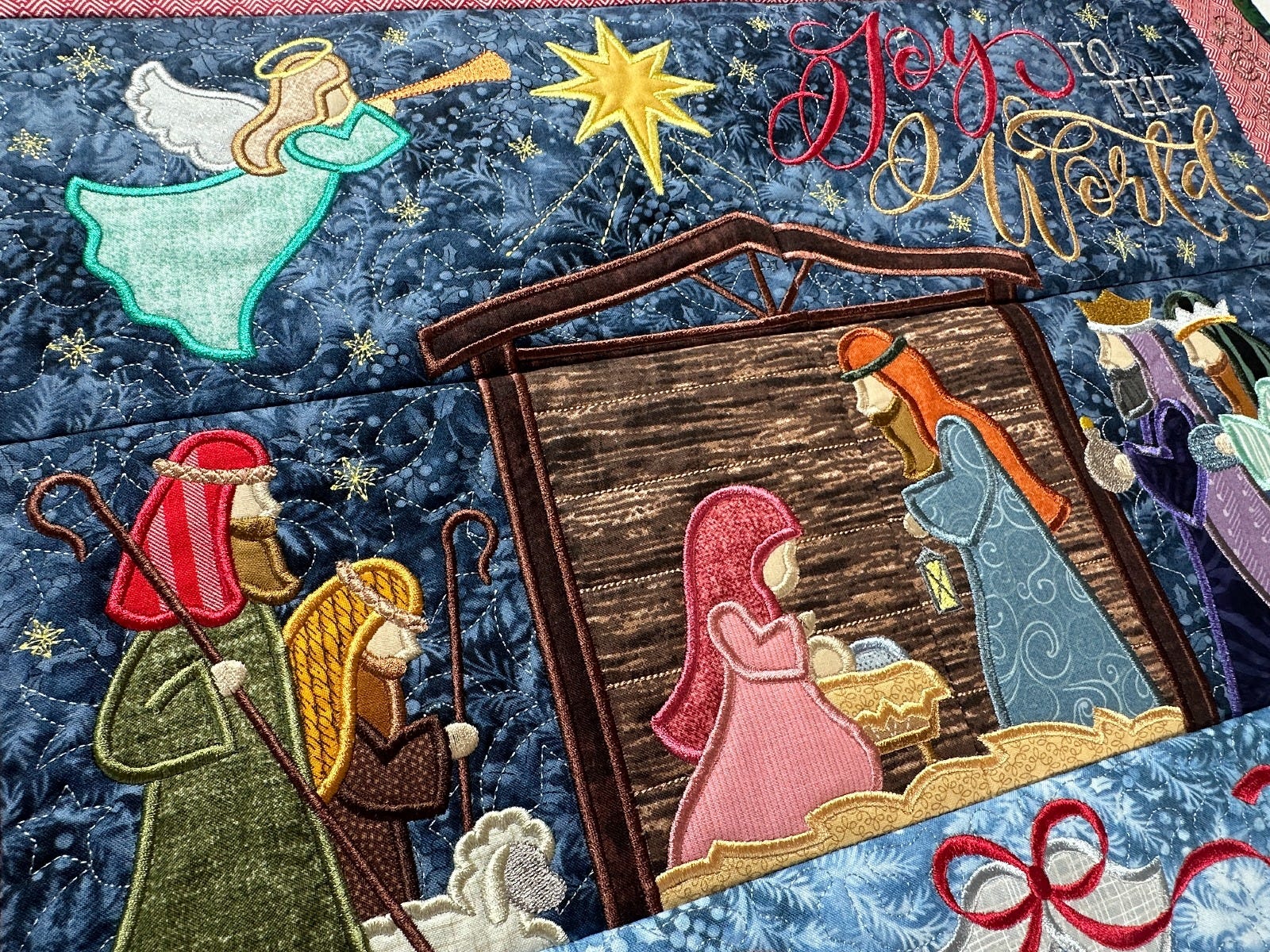 ITH Nativity Advent Calendar | Machine Embroidery Designs by JuJu
